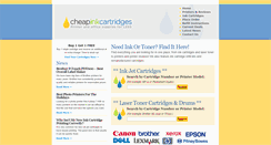 Desktop Screenshot of cheapinkcartridges.com